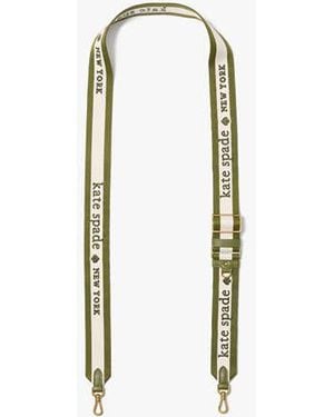 Kate Spade Kate Spade Logo Webbing Bag Strap - White