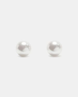 Kate Spade Golden Bloom Studs - White