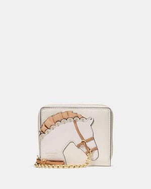 Kate Spade Kate Spade Saddle Up Compact Wallet - Natural