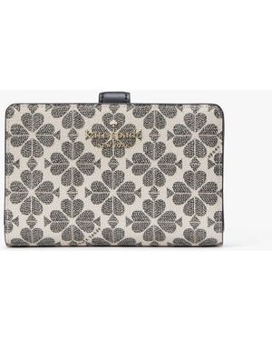 Kate Spade Kate Spade Spade Flower Medium Bifold Wallet - Grey