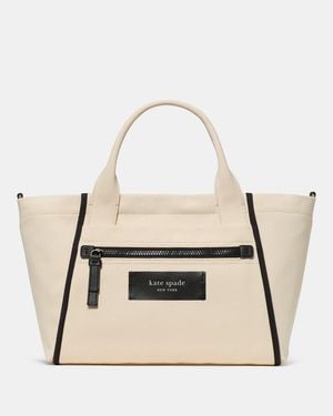 Kate Spade Dash Canvas Tote Bag - Natural