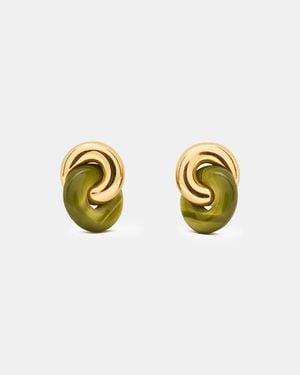Kate Spade Kate Spade Interlock Studs - White