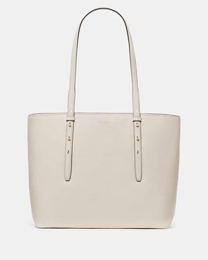 Kate Spade Do It All Woven Tote Bag - White