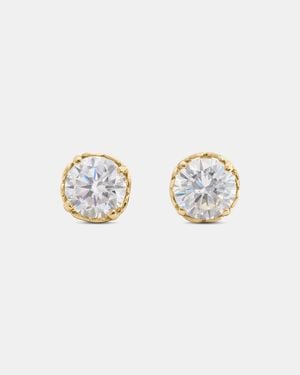 Kate Spade That Sparkle Ohrringe, Rund - Weiß