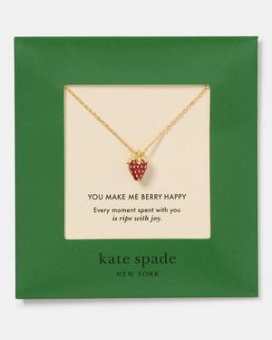 Kate Spade Gifting You Make Me Berry Happy Pendant - Green