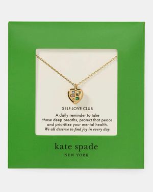 Kate Spade Self-Love Club Pendant - Green