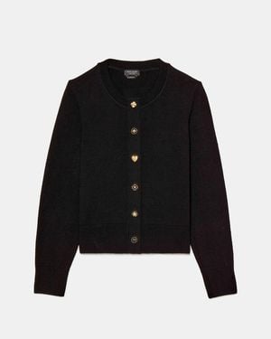 Kate Spade Novelty Button Nell Cardigan - Black