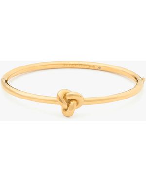 Kate Spade Double Knot Hinged Bangle - Natural