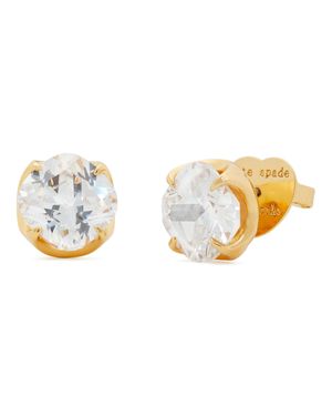 Kate Spade Pop Of Joy 10Mm Spade Flower Studs - White