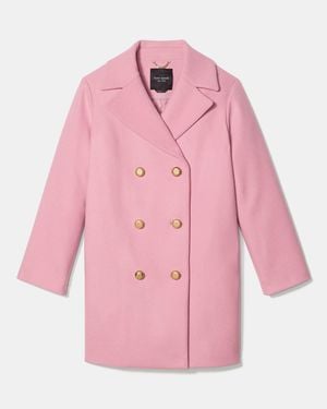 Kate Spade Double Breasted Coat - Pink