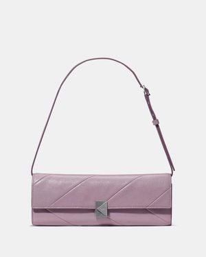 Kate Spade Kate Spade Deco Pieced Glazed Soft Mini Shoulder - Purple