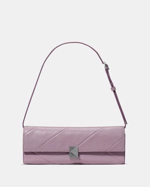 Kate Spade Deco Pieced Glazed Soft Mini Shoulder - Purple