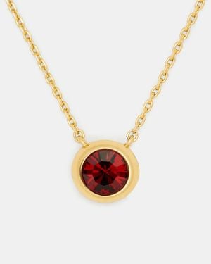 Kate Spade Kate Spade Round Stone Pendant - White