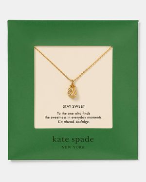 Kate Spade Gifting Stay Sweet Pendant - Green
