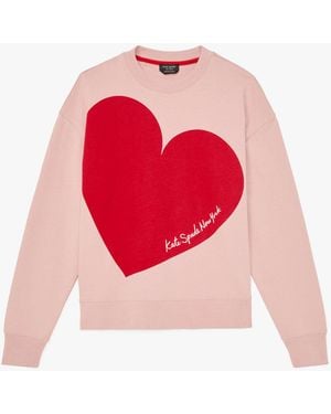 Kate Spade Heart Sweatshirt - Rot