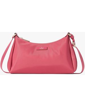 Kate Spade Carter Schultertasche Aus Nylon, Klein - Pink