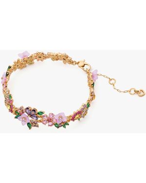 Kate Spade Busting Blooms Statement Bracelet - Metallic