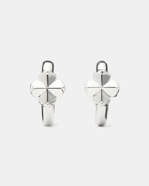 Kate Spade Spade Flower Huggies - White