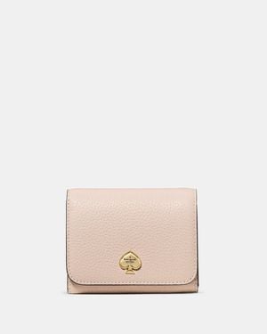 Kate Spade Outlet Kayla Small L-Zip Wallet - Natural