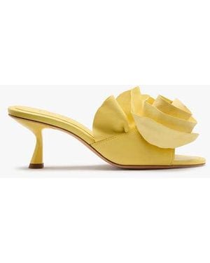 Kate Spade Flourish Heeled Sandal - Yellow
