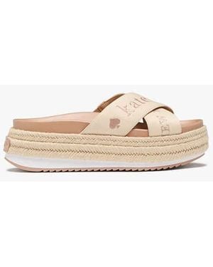Kate Spade Piper Flatform Espadrilles - Black