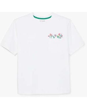 Kate Spade Spring Bouquet Tee - Black
