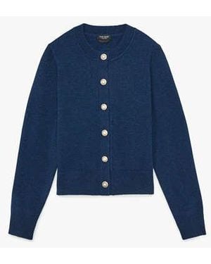 Kate Spade Pearl Button Nell Cardigan - Blue