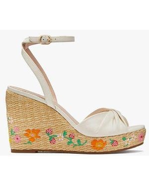 Kate Spade Tallulah Strawberry Garden Espadrilles - Black