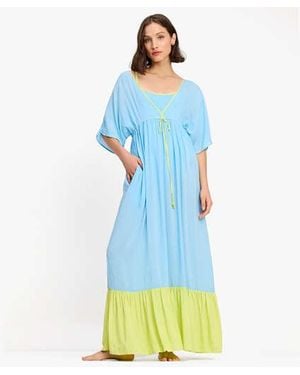Kate Spade Colorblock Midi Cover Up Dress - Black