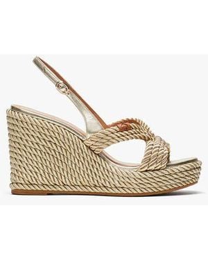 Kate Spade Tahiti Espadrille Wedges - Black