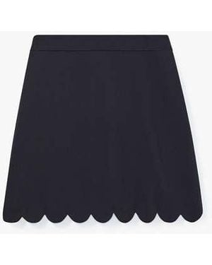 Kate Spade Scallop Skirt - Blue