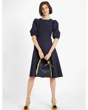 Kate Spade Pearl Embellished Open Back Dress - Black