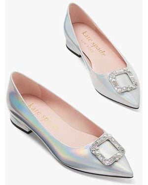 Kate Spade Buckle Up Flats - Black
