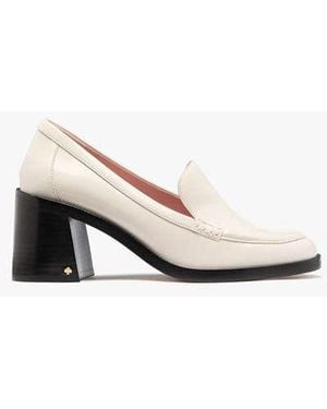 Kate Spade Lori Heeled Loafers - Black