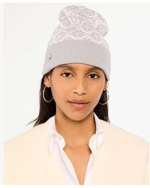 Kate Spade Flower Cuff Beanie - Black