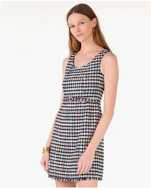 Kate Spade Belted Tweed Dress - Black