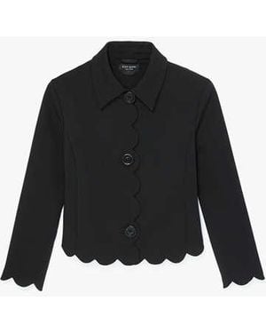 Kate Spade Scallop Jacket - Black