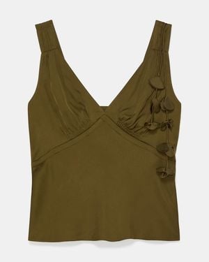 Kate Spade Outlet Florette Slip Tank - Green