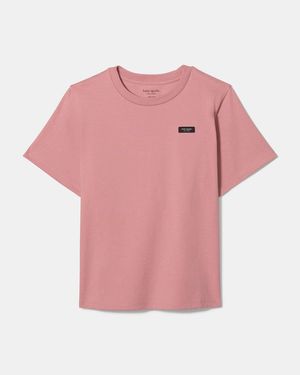 Kate Spade Outlet Essential Logo Tee - Pink
