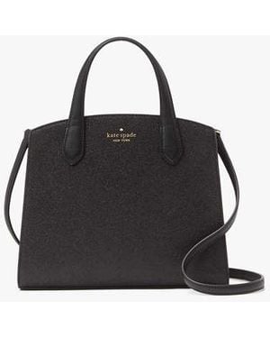 Kate Spade Glitter Tinsel Satchel - Black