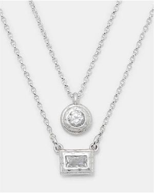 Kate Spade Elegant Edge Double Necklace Set - Black