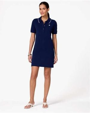 Kate Spade Ruffle Logo Polo Dress - Black