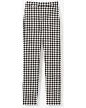 Kate Spade Spring Gingham Pants - Black