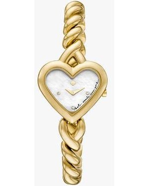 Kate Spade Monroe Twist-Tone Stainless Steel Bracelet Watch - Black