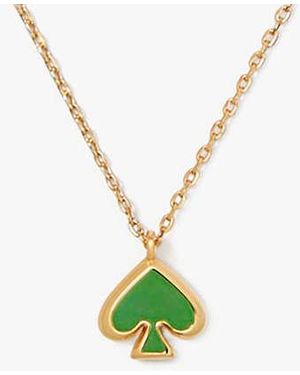 Kate Spade Everyday Spade Enamel Mini Pendant - Black