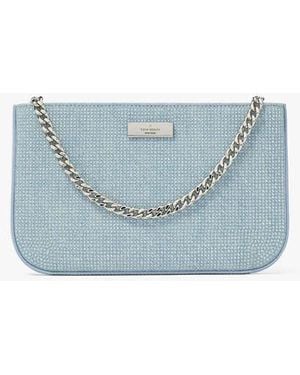 Kate Spade Madison Studded Denim Lilly Pochette, Bluecolor
