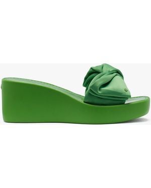 Kate Spade Outlet Bikini Platform Wedges - Green