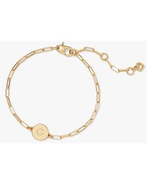 Kate Spade Initial G Chain Bracelet - Black