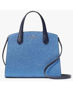 Kate Spade Glitter Tinsel Satchel - Blue