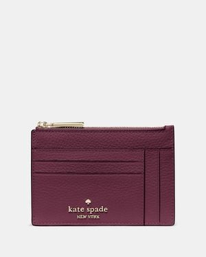 Kate Spade Outlet Large Slim Card Holder - Purple
